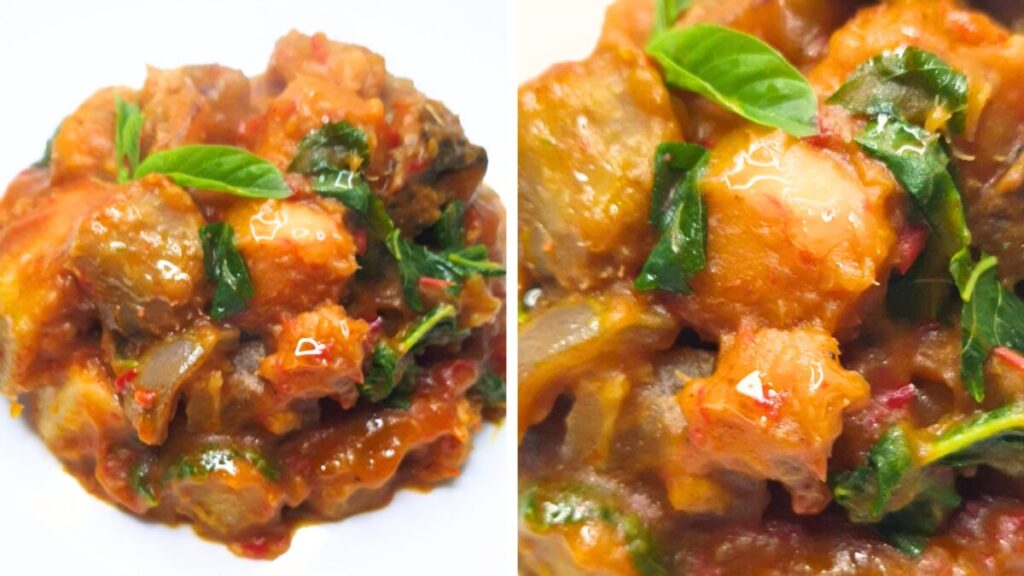 Nigerian yam porridge