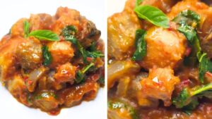 Nigerian yam porridge
